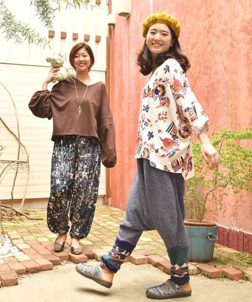 チャイハネ（チャイハネ）の「【チャイハネ】yul バルーンシルエット変形パンツ（その他パンツ・レディース・ブラック/グレー/キャメル/レッド/ブルー/ブラック系その他・FREE）」の17枚目の写真