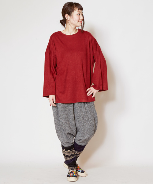 チャイハネ（チャイハネ）の「【チャイハネ】yul バルーンシルエット変形パンツ（その他パンツ・レディース・ブラック/グレー/キャメル/レッド/ブルー/ブラック系その他・FREE）」の21枚目の写真