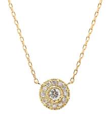 Nudie Diamond・5粒ネックレス[クリア]（ネックレス）｜SIENA ROSE