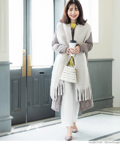 セール】ふわふわ起毛ロング丈マフラー（マフラー）｜coca（coca