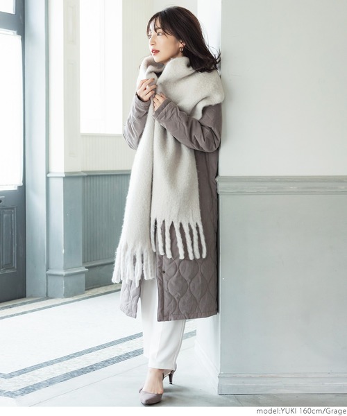 セール】ふわふわ起毛ロング丈マフラー（マフラー）｜coca（coca