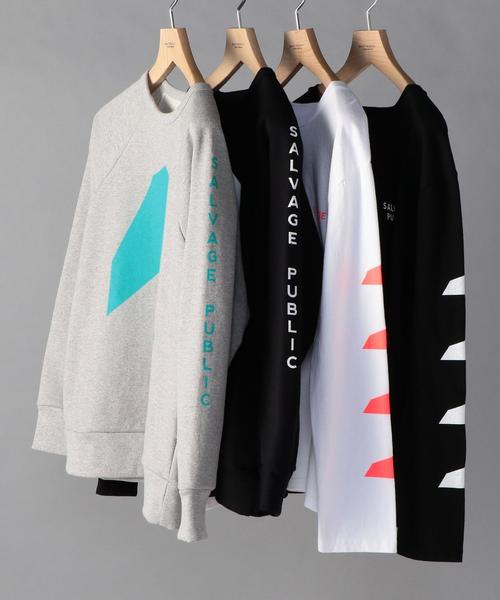 BEAUTY&YOUTH UNITED ARROWS（ビューティーアンドユースユナイテッドアローズ）の「【別注】 ＜SALVAGE PUBLIC＞ LS PRINT T/Tシャツ ◆（Tシャツ/カットソー・メンズ・ホワイト/ブラック・LARGE/SMALL/MEDIUM）」の6枚目の写真