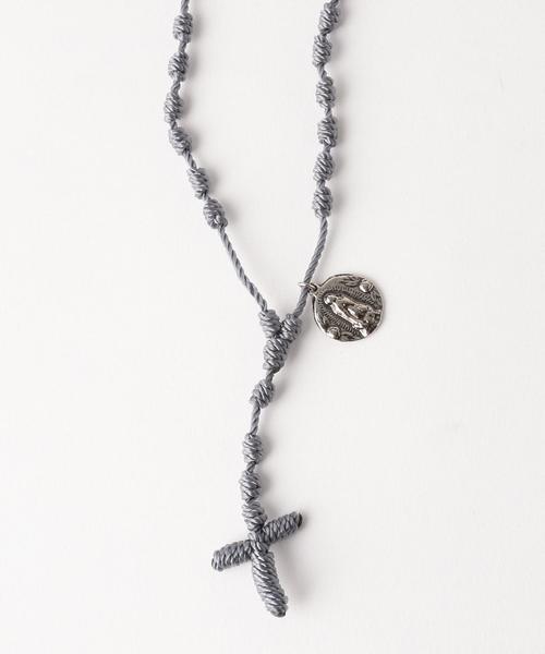 coen（コーエン）の「【Market】ロザリオネックレス●（ネックレス・メンズ・ホワイト/グレー/レッド/コバルトブルー・FREE）」の3枚目の写真