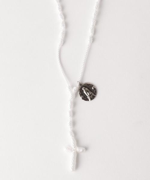 coen（コーエン）の「【Market】ロザリオネックレス●（ネックレス・メンズ・ホワイト/グレー/レッド/コバルトブルー・FREE）」の2枚目の写真