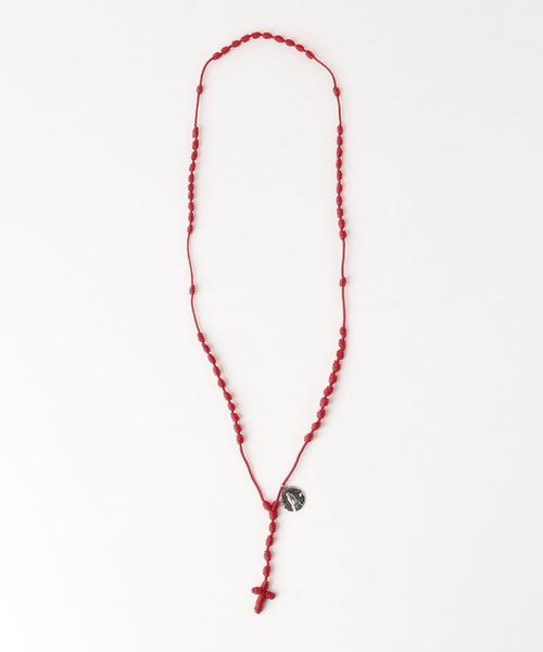 coen（コーエン）の「【Market】ロザリオネックレス●（ネックレス・メンズ・ホワイト/グレー/レッド/コバルトブルー・FREE）」の5枚目の写真