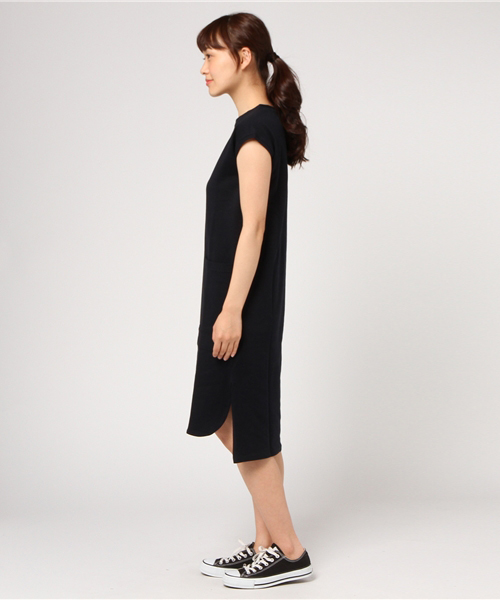 COMME CA ISM（コムサイズム）の「コットンインレイワンピース（ワンピース・レディース・ネイビー/ホワイト・MEDIUM/LARGE/SMALL）」の5枚目の写真