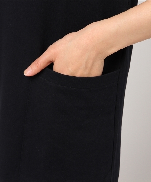 COMME CA ISM（コムサイズム）の「コットンインレイワンピース（ワンピース・レディース・ネイビー/ホワイト・MEDIUM/LARGE/SMALL）」の9枚目の写真