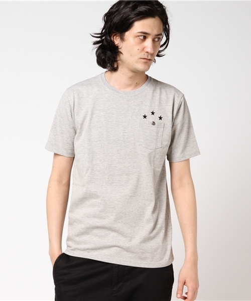 VENCEEXCHANGE(ヴァンスエクスチェンジ)の「汗染み防止コンチョクルーネックTシャツ (Tシャツ/カットソー・メンズ・オフホワイト/グレー/ロイヤルブルー/ブラック・LARGE/MEDIUM)」の3枚目の写真