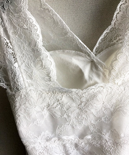 VENCEEXCHANGE（ヴァンスエクスチェンジ）の「WEB限定 フレンチスリーブレースタンクトップ（タンクトップ・レディース・ブラック/オフホワイト/ベビーピンク/ライトブルー・MEDIUM）」の13枚目の写真