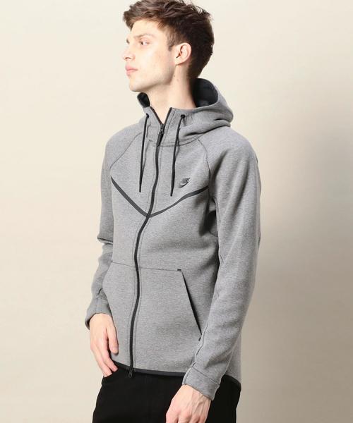 NIKE（ナイキ）の「＜NIKE(ナイキ）＞ TECH WIND/R ZIP PK/パーカー ◆（パーカー・メンズ・ブラック/グレー・MEDIUM/SMALL/LARGE）」の2枚目の写真
