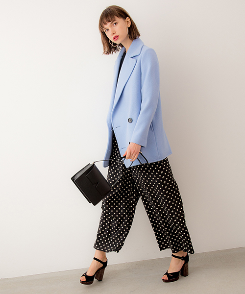 Banner Barrett（バナーバレット）の「MELTHON PEA COAT      （ピーコート・レディース・グレー/ブルー/ピンク・38/36）」の3枚目の写真