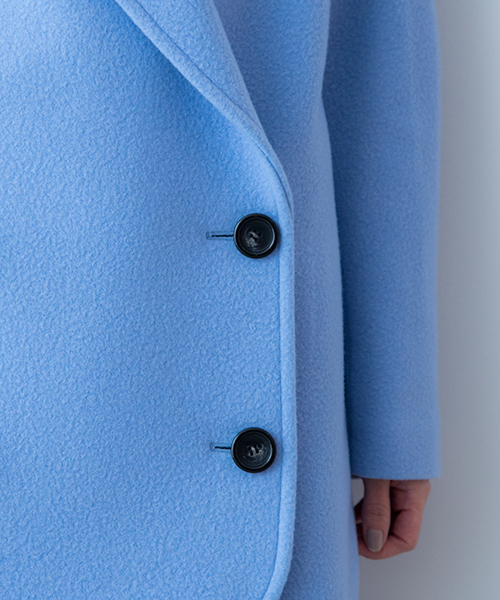 Banner Barrett（バナーバレット）の「MELTHON PEA COAT      （ピーコート・レディース・グレー/ブルー/ピンク・38/36）」の15枚目の写真