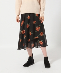 GLOBAL WORK | フラワーシアースカート/766376(スカート)