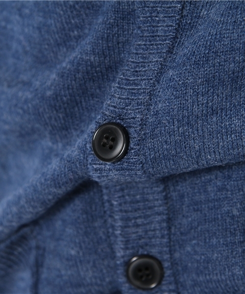 WEGO（ウィゴー）の「TOP杢Vカーディガン（カーディガン/ボレロ・メンズ・ターコイズブルー/ネイビー/キャメル/レッド系その他/ワイン/ブラック/杢グレー/マスタード・MEDIUM/LARGE）」の18枚目の写真