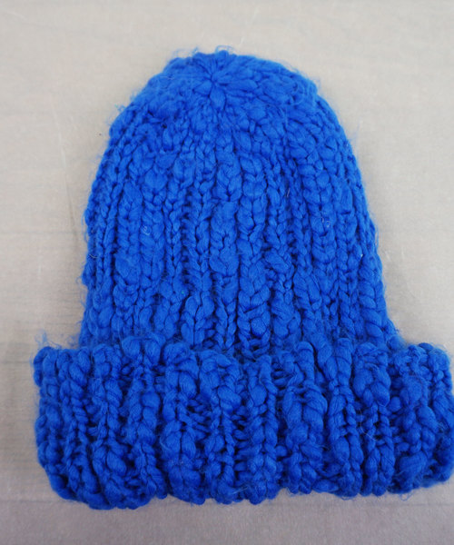 JABURO（ジャブロー）の「【JABURO / ジャブロ】スラブニットワッチ ROVING SLUB WATCH（ニットキャップ/ビーニー・レディース・ブラック/ネイビー/オフホワイト/ブルー/ワイン/チャコール・FREE）」の10枚目の写真