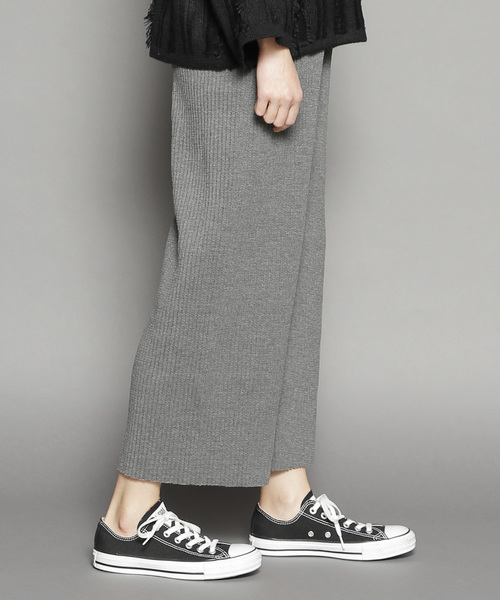 SY3（エスワイスリー）の「ウエストストレッチロング丈プリーツパンツ（その他パンツ・レディース・グレー/ブラック・FREE）」の9枚目の写真