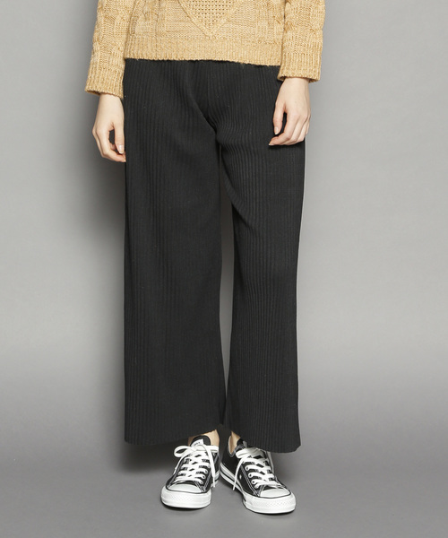 SY3（エスワイスリー）の「ウエストストレッチロング丈プリーツパンツ（その他パンツ・レディース・グレー/ブラック・FREE）」の10枚目の写真