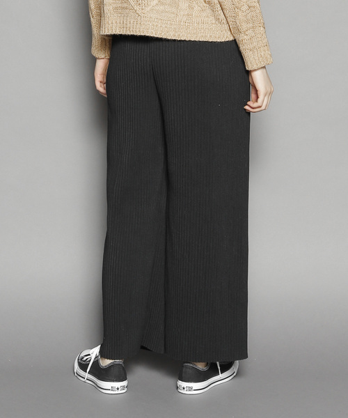 SY3（エスワイスリー）の「ウエストストレッチロング丈プリーツパンツ（その他パンツ・レディース・グレー/ブラック・FREE）」の12枚目の写真