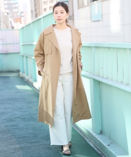 LEPSIM（レプシィム）の「キリカエカラーワイドデニムパンツ　775979（デニムパンツ・レディース・ネイビー/ピンク/キナリ/ライトブルー・LARGE/MEDIUM/SMALL）」の6枚目の写真