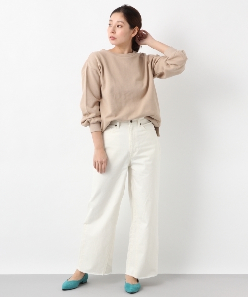 LEPSIM（レプシィム）の「キリカエカラーワイドデニムパンツ　775979（デニムパンツ・レディース・ネイビー/ピンク/キナリ/ライトブルー・LARGE/MEDIUM/SMALL）」の9枚目の写真