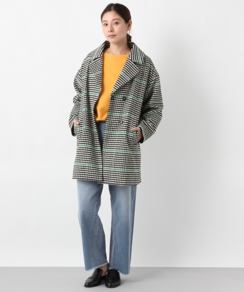 LEPSIM（レプシィム）の「キリカエカラーワイドデニムパンツ　775979（デニムパンツ・レディース・ネイビー/ピンク/キナリ/ライトブルー・LARGE/MEDIUM/SMALL）」の12枚目の写真