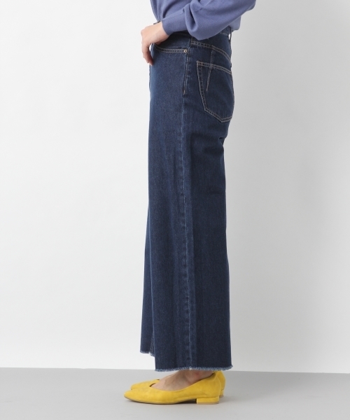 LEPSIM（レプシィム）の「キリカエカラーワイドデニムパンツ　775979（デニムパンツ・レディース・ネイビー/ピンク/キナリ/ライトブルー・LARGE/MEDIUM/SMALL）」の16枚目の写真