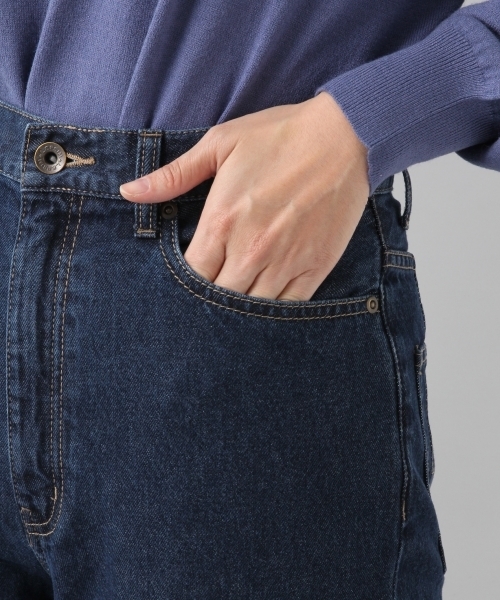 LEPSIM（レプシィム）の「キリカエカラーワイドデニムパンツ　775979（デニムパンツ・レディース・ネイビー/ピンク/キナリ/ライトブルー・LARGE/MEDIUM/SMALL）」の19枚目の写真