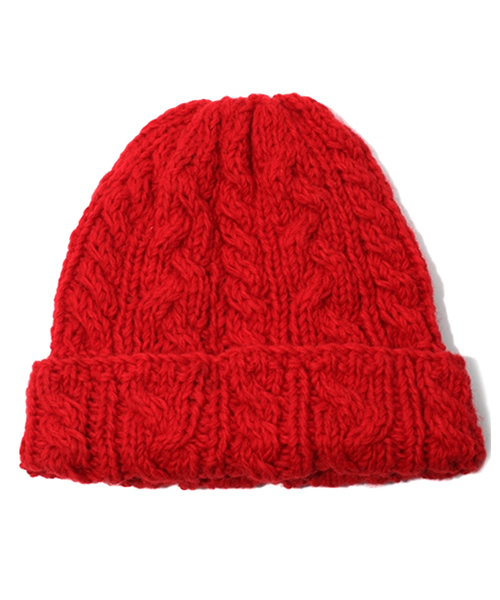 CIAOPANIC（チャオパニック）の「【Ciaopanic】アランワッチ（ニットキャップ/ビーニー・レディース・レッド/グレー/イエロー・FREE）」の3枚目の写真