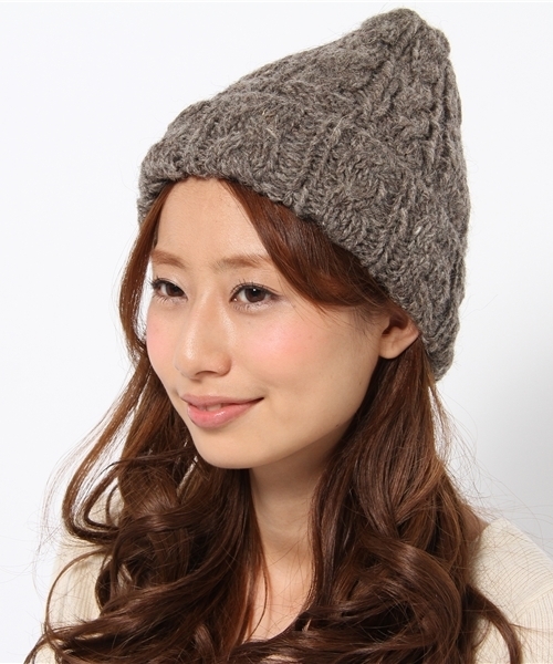 CIAOPANIC（チャオパニック）の「【Ciaopanic】アランワッチ（ニットキャップ/ビーニー・レディース・レッド/グレー/イエロー・FREE）」の7枚目の写真