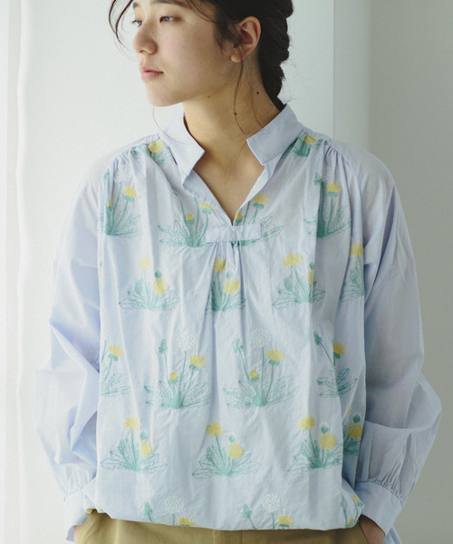 Ne-net（ネネット）の「たんぽぽエンブロ（シャツ/ブラウス）」 - WEAR