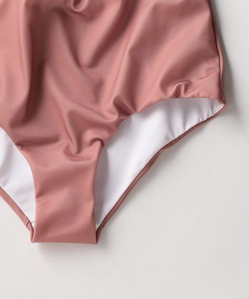 Steven Alan（スティーブンアラン）の「＜POPUPSHOP＞TRIANGLE SWIMSUIT/スイムウエア（水着・レディース・ピンク/その他2・X-SMALL）」の9枚目の写真