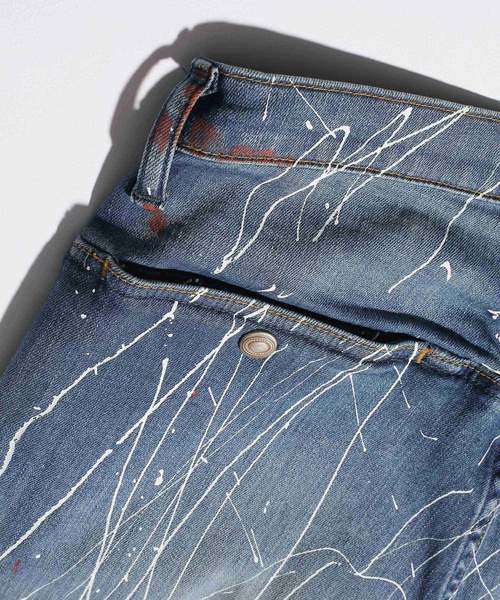 MR.OLIVE（ミスターオリーブ）の「SUPER STRETCH INDIGO DENIM / SPLASH  CRAFT ANKLE CUT SLIM PANTS（デニムパンツ・メンズ・インディゴブルー・SMALL/MEDIUM/LARGE）」の10枚目の写真