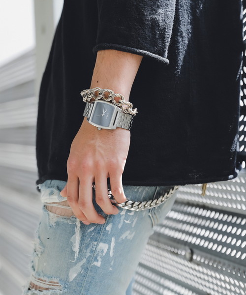 NIXON（ニクソン）の「THE TIME TRACKER（アナログ腕時計・メンズ・ブラック/ブラック×ホワイト/シルバー/ゴールド/ブラック×ゴールド・FREE/ONE SIZE）」の9枚目の写真