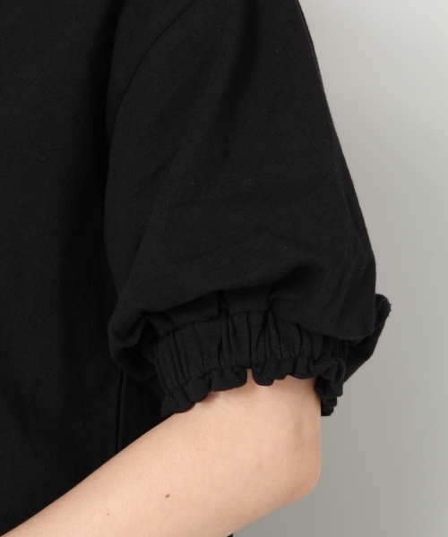 LOWRYS FARM（ローリーズファーム）の「袖ボリュームTシャツ 804243（Tシャツ/カットソー・レディース・ブラック/オフホワイト/カーキ・LARGE/MEDIUM）」の11枚目の写真