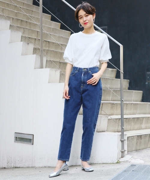 LOWRYS FARM（ローリーズファーム）の「袖ボリュームTシャツ 804243（Tシャツ/カットソー・レディース・ブラック/オフホワイト/カーキ・LARGE/MEDIUM）」の16枚目の写真