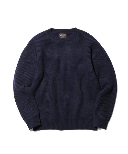MR.OLIVE(ミスターオリーブ)の「LAMB WOOL 5G KNIT / BIG SILHOUTTE AZE SWEATER(ニット/セーター・メンズ・ブラック/グレー/ベージュ/ネイビー・SMALL/MEDIUM/LARGE)」の11枚目の写真