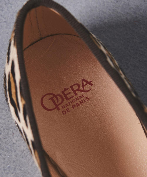 【未使用品】ユナイテッドアローズ　24cm レオパード　パンプス　バレエシューズ UNITED ARROWS（ユナイテッドアローズ）の「＜OPERA NATIONAL DE