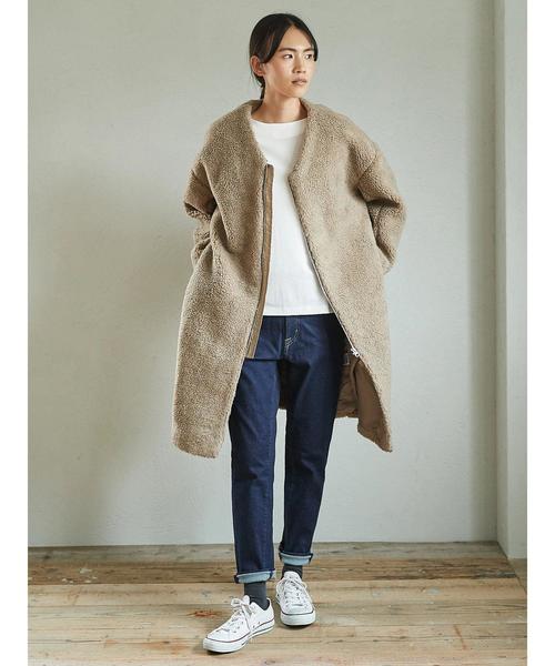 AMERICAN HOLIC（アメリカンホリック）の「ハイウエストストレートフィット（デニムパンツ・レディース・インディゴブルー/ワンウォッシュ・S/M/L/XS）」の11枚目の写真