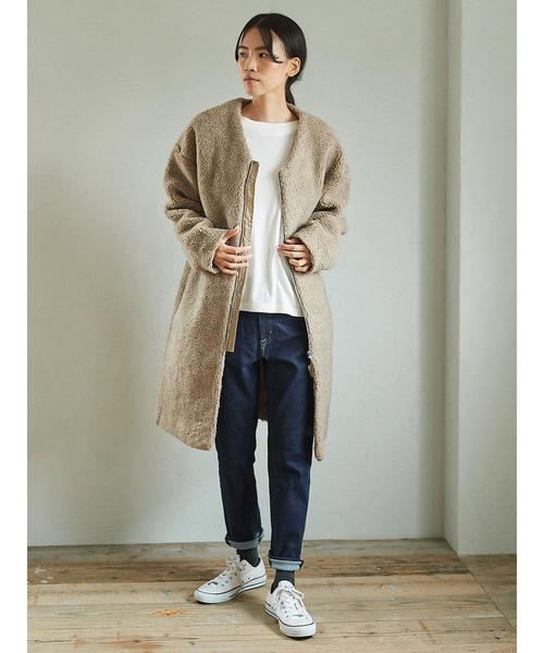 AMERICAN HOLIC（アメリカンホリック）の「ハイウエストストレートフィット（デニムパンツ・レディース・インディゴブルー/ワンウォッシュ・S/M/L/XS）」の13枚目の写真