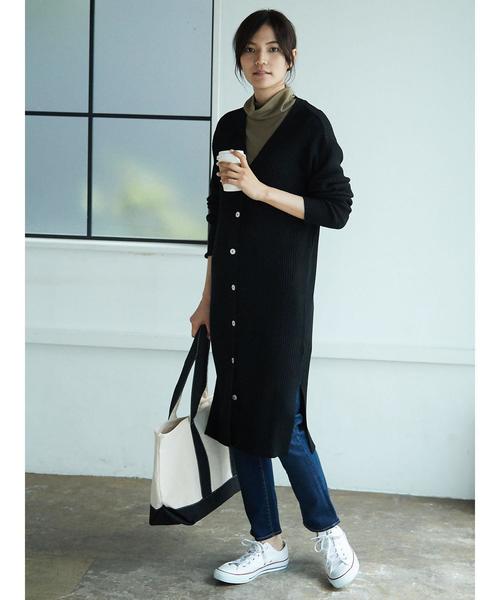 AMERICAN HOLIC（アメリカンホリック）の「ハイウエストストレートフィット（デニムパンツ・レディース・インディゴブルー/ワンウォッシュ・S/M/L/XS）」の17枚目の写真