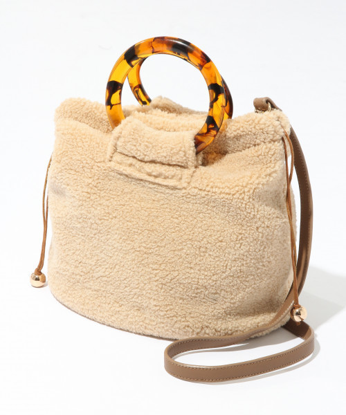 Heather（ヘザー）の「ボアベッコウハンドルＢＡＧ　814883（ショルダーバッグ・レディース・ブラウン系その他/レッド・ONE SIZE）」の14枚目の写真