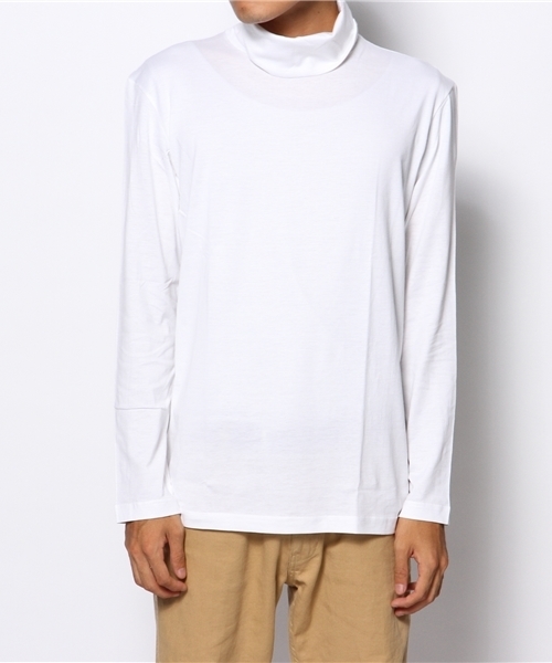 BEAMS（ビームス）の「◎□SUNSPEL / タートルネック L/S TEE Q82（Tシャツ/カットソー・メンズ・ホワイト/ブラック/カーキ・SMALL/MEDIUM/LARGE）」の2枚目の写真