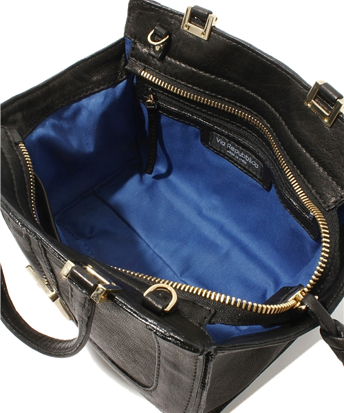 ODORANTES nano・universe(オドラント ナノ・ユニバース)の「VIA REPUBLICA/OD/クラシックスモールポシェット(ショルダーバッグ・レディース・ブラック・FREE)」の9枚目の写真