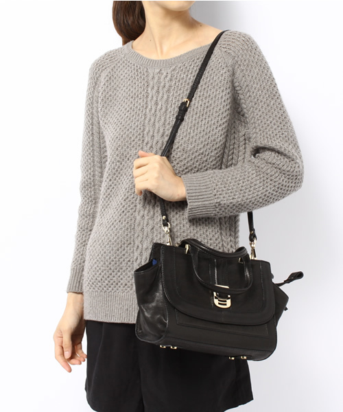 ODORANTES nano・universe(オドラント ナノ・ユニバース)の「VIA REPUBLICA/OD/クラシックスモールポシェット(ショルダーバッグ・レディース・ブラック・FREE)」の12枚目の写真