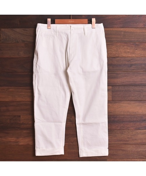 ARCHIVER（アーカイバ）の「【Ir】ストレッチ素材　ツイルクロップドパンツ（その他パンツ・メンズ・ホワイト/ブラック/ベージュ/レッド/カーキ/ネイビー・MEDIUM/LARGE/SMALL/X-LARGE）」の16枚目の写真