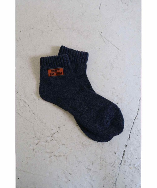 DEPT(デプト)の「DEPT DON'T BADGE SOX(ソックス/靴下)」|ネイビー