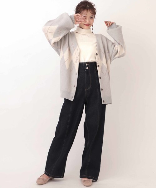 one after another NICE CLAUP（ワンアフターアナザーナイスクラップ）の「【WEB STORE限定】スクエアトゥバレエシューズ（バレエシューズ・レディース・ベージュ/ピンク系その他・SS/S/M/L/LL）」の5枚目の写真