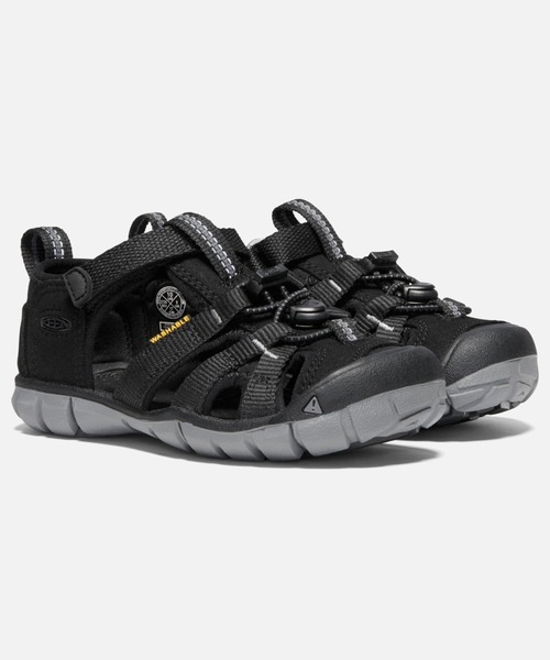 KEEN（キーン）の「SEACAMP II CNX / シーキャンプ ツー シーエヌエックス / キッズ サンダル（サンダル・キッズ・ブラック×グレー・15cm/16cm/17cm/18cm/18.5cm/19.5cm）」の6枚目の写真