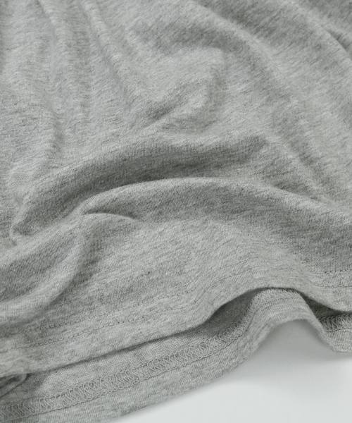 reca（レカ）の「スリット入りレイヤードTシャツ（Tシャツ/カットソー・レディース・ホワイト/グレー/ブラック/ホワイト系その他・FREE）」の9枚目の写真