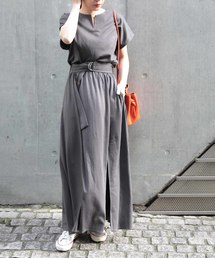 ADAM ET ROPE' | 【WEB限定】コットンモダールマキシワンピース(ワンピース)